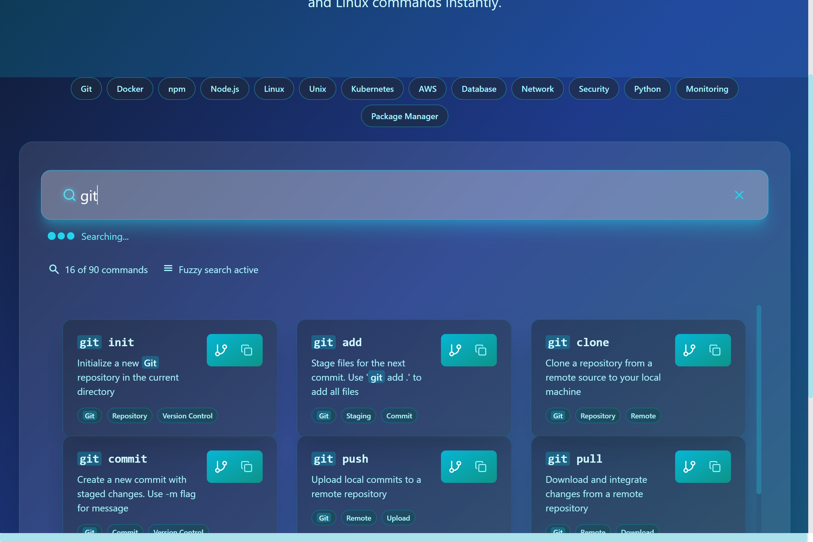 IndexSearch - Search results